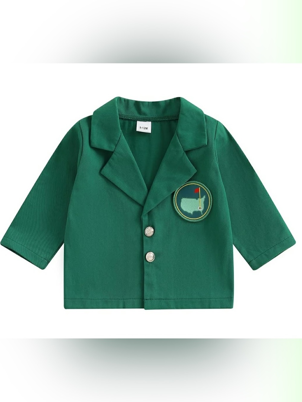 Green Boys' Blazer Jacket with Golf Patch size 9-12 month New without tag